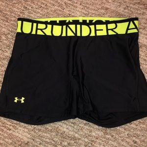 Under Armour spandex shorts! Size: Small